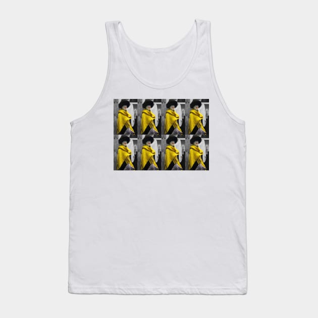 Mannequin in Yellow - Collage Tank Top by acespace